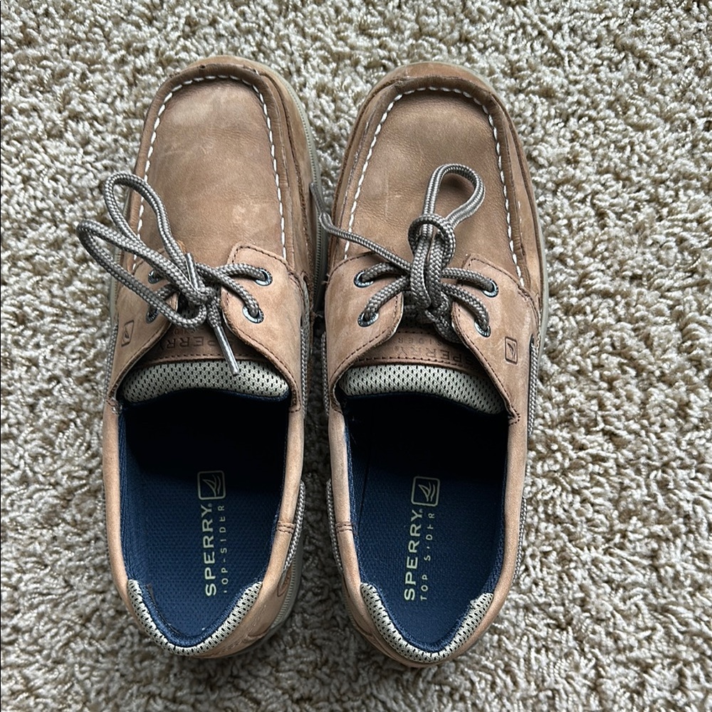 Sperry Tan Boat Shoes with Nautical Style